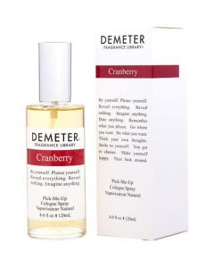 Demeter Cranberry Cologne Spray 4 Oz For Unisex