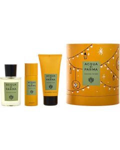 Acqua Di Parma Colonia Futura Eau De Cologne Spray 3.4 Oz & Deodorant Spray 1.7 Oz & Hair & Body Showerl Gel 2.5 Oz For Women