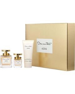 Oscar De La Renta Alibi Eau De Parfum Spray 3.4 Oz & Body Lotion 3.4 Oz & Eau De Parfum Spray 1 Oz For Women