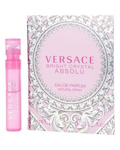 Versace Bright Crystal Absolu Eau De Parfum Spray Vial On Card For Women