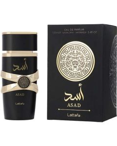 Lattafa Asad Eau De Parfum Spray 3.4 Oz For Men