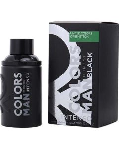 Colors De Benetton Black Intenso Eau De Parfum Spray 3.4 Oz For Men