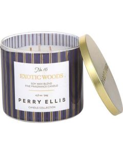 Perry Ellis Exotic Woods Scented Candle 14.5 Oz For Unisex