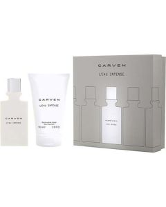 Carven L'eau Intense Edt Spray 1.7 Oz & After Shave Balm 3.3 Oz For Men