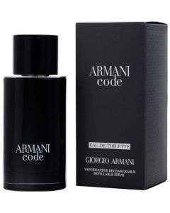 Armani Code Edt Spray Refillable 2.5 Oz For Men