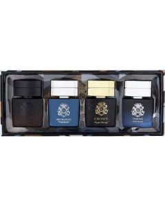 English Laundry Variety 4 Piece Mens Variety With Armour & Oxforx Bleu & Crown & Throne And All Are Eau De Parum 0.68 Oz For Men