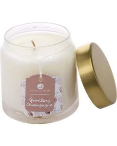 Sparkling Champagne Scented Soy Glass Candle 10 Oz For Unisex