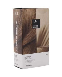 Igk Permanent Color Kit - 7g Almost Blonde (golden Blonde) For Unisex