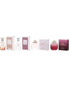 Coach Variety 4 Piece Mini Variety With Dreams & Dreams Sunset & Floral & Wild Rose And All Are 0.15 Oz Mini For Women