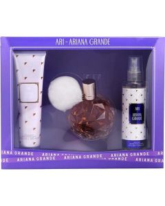 Ari By Ariana Grande Eau De Parfum Spray 3.4 Oz & Body Mist 4 Oz & Body Souffle 3.4 Oz For Women