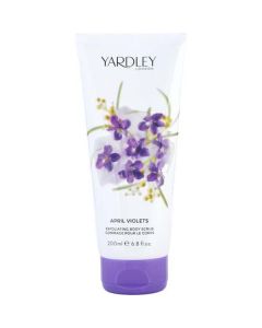 Yardley April Violets Exfoliating Body Scrub 6.8 Oz For Women