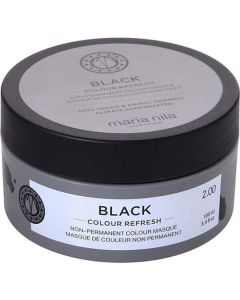 Maria Nila Colour Refresh Non-permanent Colour Mask - Black 3.4 Oz For Unisex