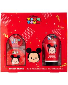 Disney Tsum Tsum Mickey Mouse Edt Spray 1.7 Oz & Shower Gel 1.7 Oz For Men