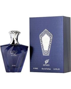 Afnan Turathi Blue Eau De Parfum Spray 3 Oz For Men