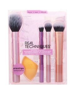 Real Techniques Everyday Essentials Brush Set --5pcs For Women