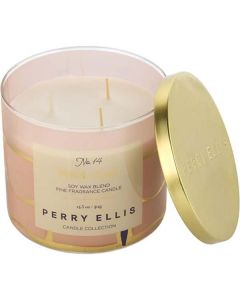 Perry Ellis Pink Clay Scented Candle 14.5 Oz For Unisex