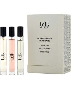 Bdk Parfums 3 Piece Mini Variety With Pas Ce Soir & Rouse Smoking & Gris Charnel And All Are Eau De Parfum 10ml/0.33oz For Unisex