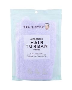 Spa Accessories Spa Sister Microfiber Hair Turban - Lavender For Unisex