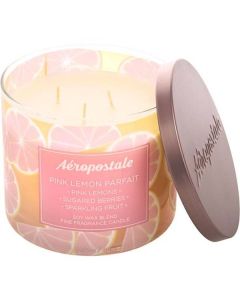 Aeropostale Pink Lemon Parfait Scented Candle 14.5 Oz For Women