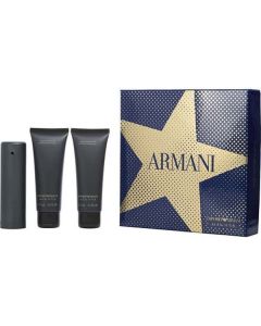 Emporio Armani Edt Spray 1.7 Oz & 2 X Shower Gel 2.5 Oz For Men