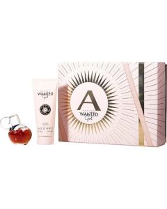 Azzaro Wanted Girl Eau De Parfum 1 Oz & Body Loton 3.3 Oz For Women