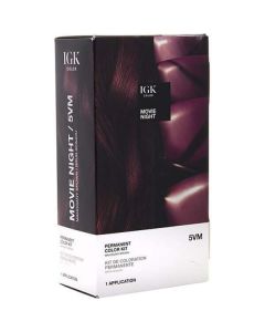 Igk Permanent Color Kit - 5vm Movie Night (mahogany Brown) For Unisex