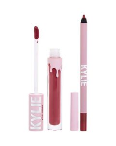 Kylie By Kylie Jenner Matte Lip Kit: Matte Liquid Lipstick 3ml + Lip Liner 1.1g - # 503 Bad Lil Thing Matte  --2pcs For Women