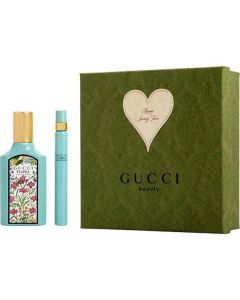 Gucci Flora Gorgeous Jasmine Eau De Parfum Spray 1.6 Oz & Eau De Parfum Spray 0.33 Oz Mini For Women