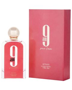 Afnan 9 Am Pour Femme Eau De Parfum Spray 3.4 Oz For Women