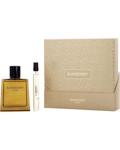 Burberry Hero Eau De Parfum Spray 3.4 Oz & Eau De Parfum Spray 0.34 Oz Mini For Men