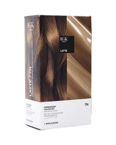 Igk Permanent Color Kit - 7n Latte (natural Blonde) For Unisex