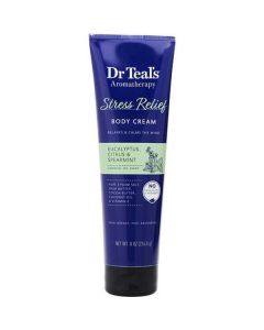 Dr. Teal's Aromatherapy Stress Relief Body Cream With Eucalyptus, Citrus & Spearmint --227g/8oz For Unisex