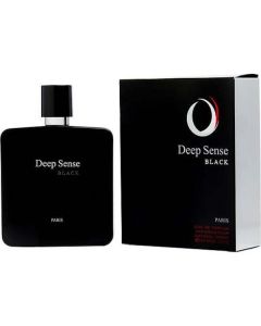 Deep Sense Black Eau De Parfum Spray 3.3 Oz For Men