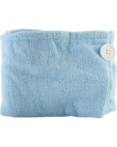 Spa Accessories Spa Sister Microfiber Hair Turban - Blue For Unisex