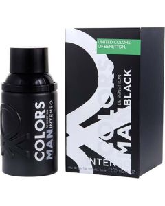 Colors De Benetton Black Intenso Eau De Parfum Spray 2 Oz For Men