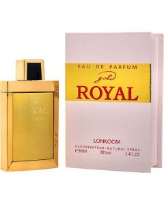 Lonkoom Royal Gold Eau De Parfum Spray 3.4 Oz For Women