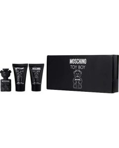 Moschino Toy Boy Eau De Parfum 0.17 Oz & Aftershave Balm 0.8 Oz & Bath And Shower Gel 0.8 Oz For Men