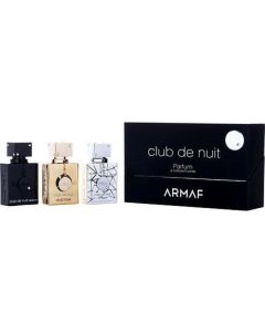 Armaf Variety 3 Piece Variety With Club De Nuit Intense & Club De Nuit Sillage & Club De Nuit Milestone An All Are Eau De Parfum Spray 1 Oz For Men