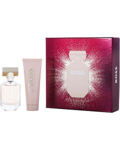 Boss The Scent Eau De Parfum Spray 1.7 Oz & Body Lotion 2.5 Oz For Women