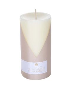 Unfragranced Ivory One 3x6 Inch Pillar Candle.  Burns Approx. 100 Hrs. For Unisex