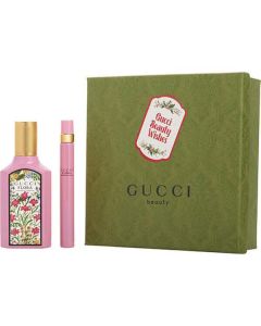 Gucci Flora Gorgeous Gardenia Eau De Parfum Spray 1.6 Oz & Eau De Parfum Spray 0.33 Oz Mini For Women