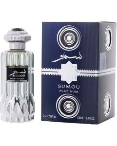 Lattafa Sumou Platinum Eau De Parfum Spray 3.4 Oz For Unisex