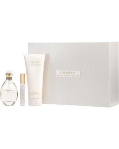 Lovely Sarah Jessica Parker Eau De Parfum Spray 3.4 Oz & Body Lotion 6.7 Oz & Eau De Parfum Rollerball 0.34 Oz Mini For Women