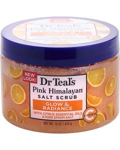 Dr. Teal's Pink Himalayan Salt Scrub - Glow & Radiance --454g/16oz For Unisex