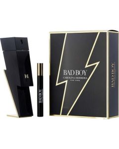 Ch Bad Boy Edt Spray 3.4 Oz & Edt Spray 0.34 Oz Mini For Men