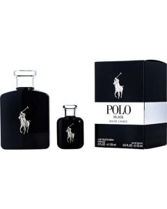 Polo Black Edt Spray 4.2 Oz & Edt 0.5 Oz For Men