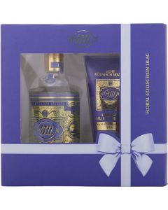 4711 Floral Collection Lilac Eau De Cologne Spray 3.4 Oz & Shower Gel 1.7 Oz For Unisex