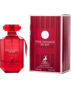 Maison Alhambra Pink Shimmer Secret Intense Eau De Parfum Spray 3.4 Oz For Women