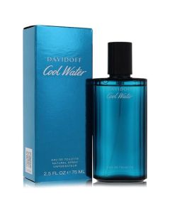 Cool Water by Davidoff Eau De Toilette Spray 2.5 oz for Men