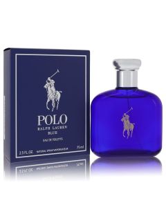 Polo Blue by Ralph Lauren Eau De Toilette Spray 2.5 oz for Men